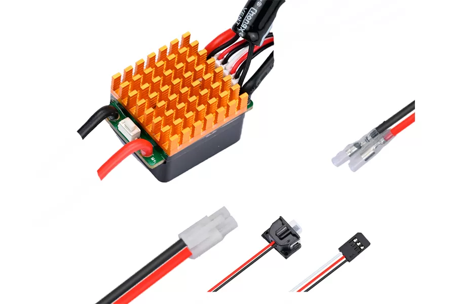 40A escovado ESC Electronics controlador de velocidade para 1/10 escala RC carro elétrico # H0050