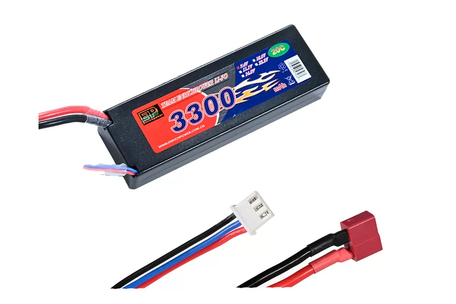 Bateria Lipo 7.4V 3300mAH 2S para VRX 1/10 escala sem escova RC modelo carro VRX #85274