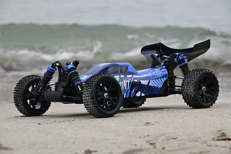 10 Escala 4WD Off-road RC carrinho elétrico 2.4G sem escova de alta velocidade RTR # RH1068