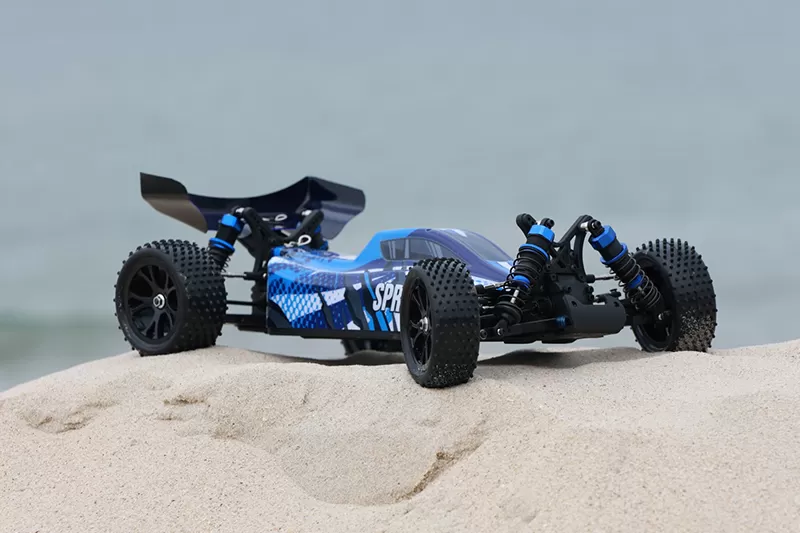 10 Escala 4WD Off-road RC carrinho elétrico 2.4G sem escova de alta velocidade RTR # RH1068