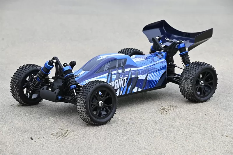 10 Escala 4WD Off-road RC Buggy 2.4G Escovado de Alta Velocidade RTR # RH1067