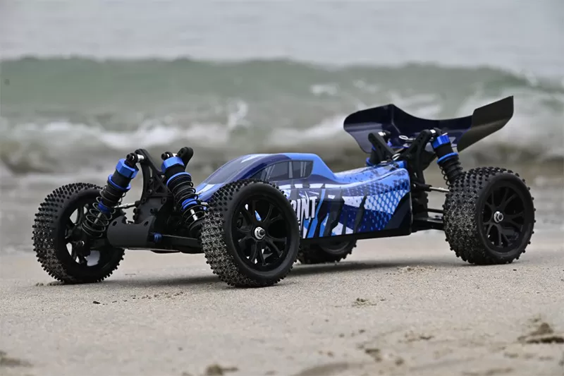 10 Escala 4WD Off-road RC Buggy 2.4G Escovado de Alta Velocidade RTR # RH1067