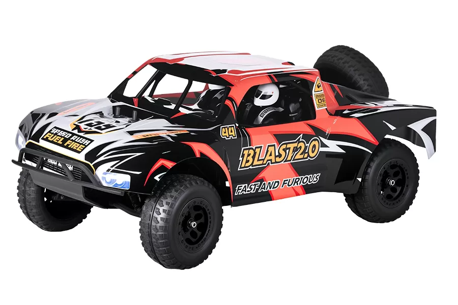 BLAST 2.0 1/10 escala 4WD off-road caminhão elétrico de curso curto 2.4G sem escova de alta velocidade RTR # RH1045SC