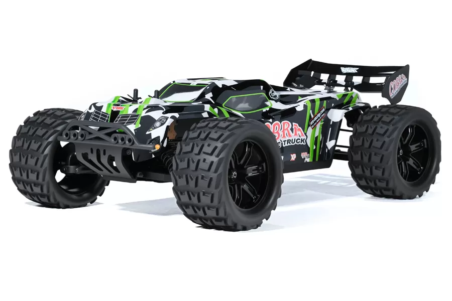 COBRA escala 1/8 4WD off-road RC truggy 2.4G sem escova de alta velocidade RTR # RH818