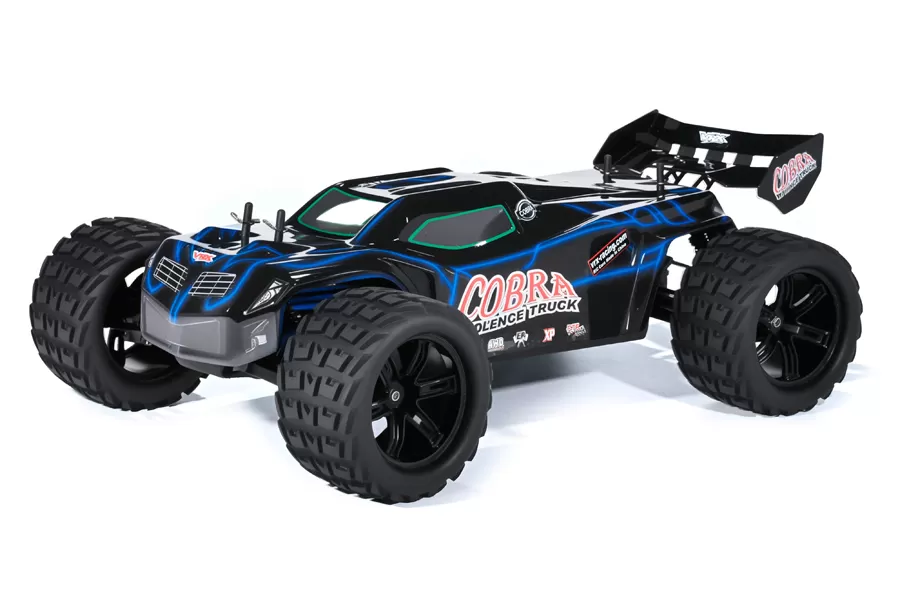 COBRA escala 1/8 4WD off-road RC truggy 2.4G escovado de alta velocidade RTR # RH817