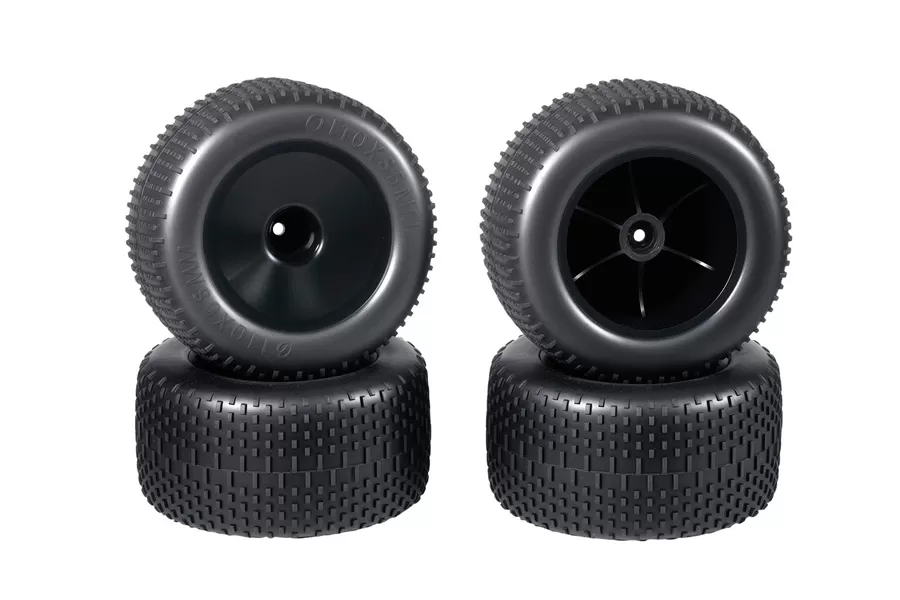 RC pneu 12mm hex cubo de borracha para 1/10 escala rc caminhão e truggy #10211