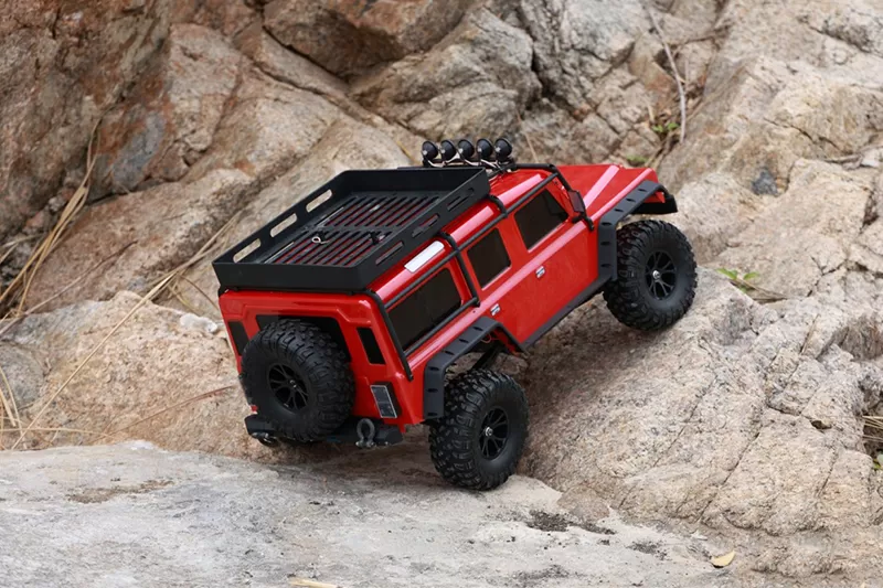 Rastreador de controle remoto elétrico off-road de 10 escalas 4WD, 2.4G, carro de controle remoto RTR # RH1047