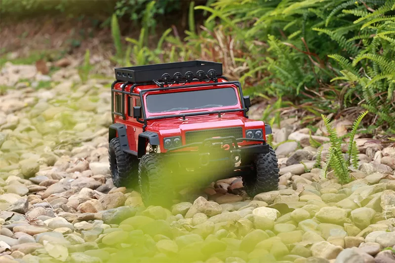 Rastreador RC elétrico off-road de 10 escalas 4WD 2.4G 5CH Trilha 3 em 1 RC RTR # RH1055