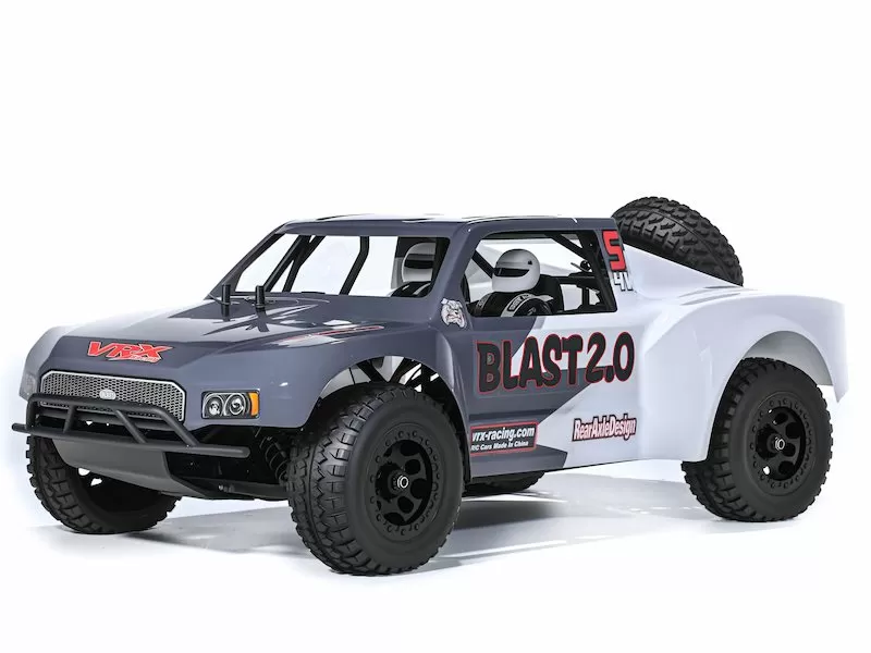 8 escala 4WD off-road RC elétrico curto curso caminhão 2.4G sem escova de alta velocidade RTR # RH820