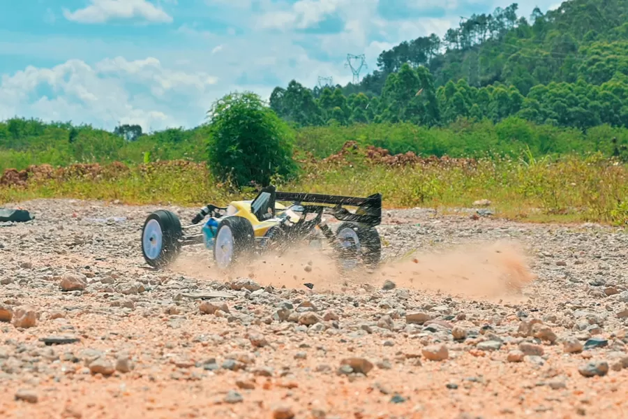 8 escala 4WD off-road RC Buggy elétrico 2.4G escovado de alta velocidade RTR # RH815