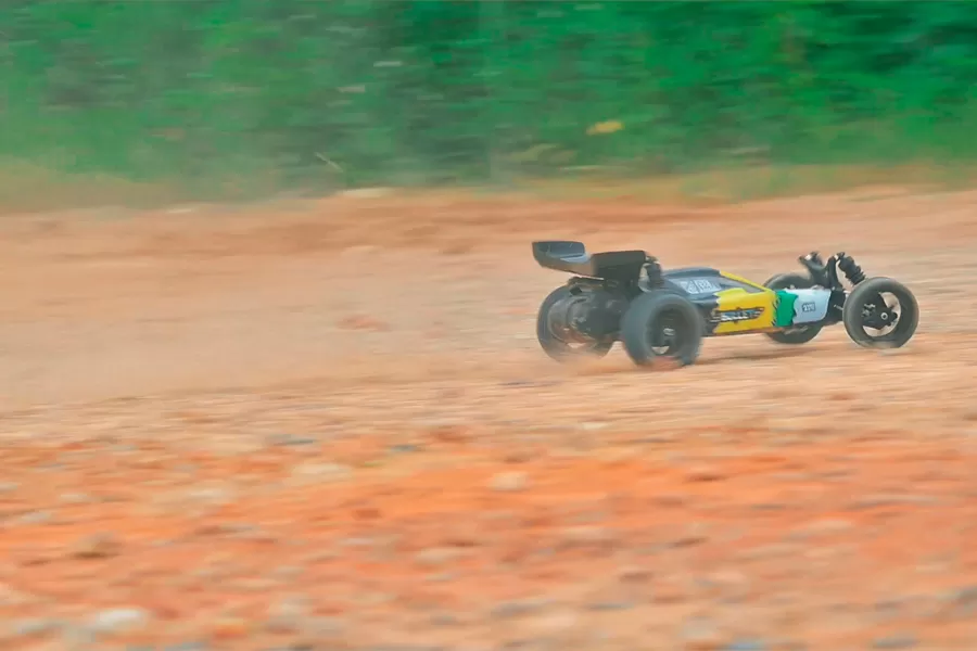 10 escala 2WD na estrada elétrica escovada RC Buggy RTR 2.4G # RH2011