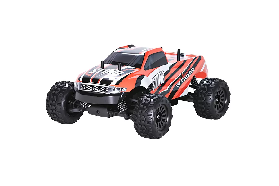Caminhão Monstro RC Escovado Elétrico de 18 Escalas 4WD Off Road RTR 2.4G # RH1811