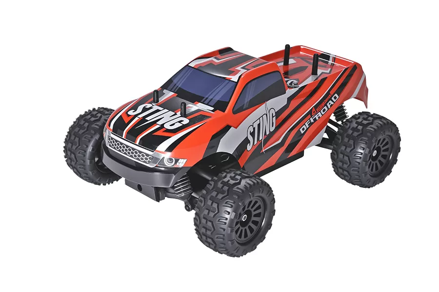 Caminhão Monstro RC Escovado Elétrico de 18 Escalas 4WD Off Road RTR 2.4G # RH1811