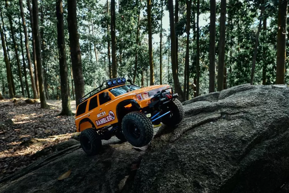 Showcase de MC31 Rambler elétrico de alto torque 4WD escala 1:10 RTR # RH1052
