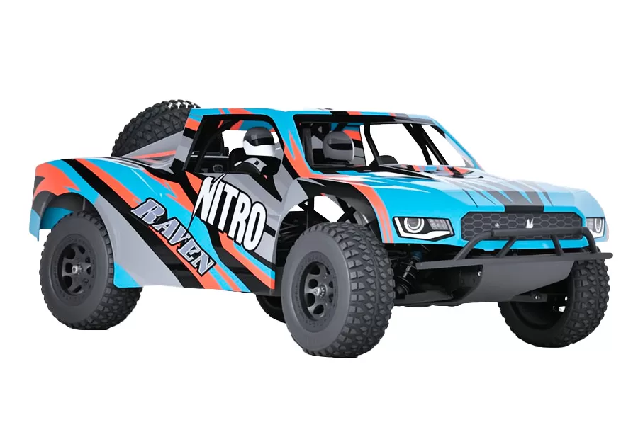 8 escala 4WD off-road RC elétrico curto curso caminhão 2.4G de alta velocidade RTR # RH819