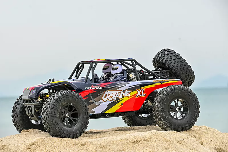 Carrinho de areia elétrico off-road 4WD de 10 escalas 2.4G escovado carro de alta velocidade RTR # RH1043