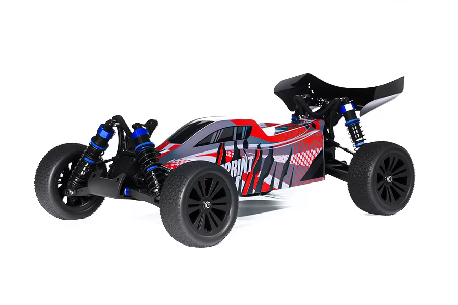 SPRINT 1/10 escala 4WD off-road RC Buggy 2.4G escovado de alta velocidade RTR # RH1067