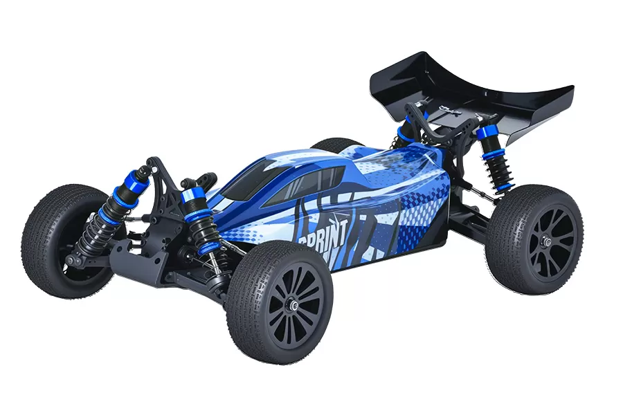 SPRINT 1/10 escala 4WD off-road RC Buggy 2.4G sem escova de alta velocidade RTR # RH1068