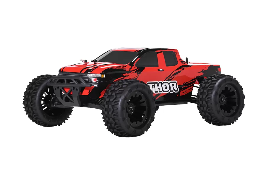 THOR NITRO 1/10 escala 4WD off-road Nitro RC Truggy 2.4G motor de alta velocidade # RH1002