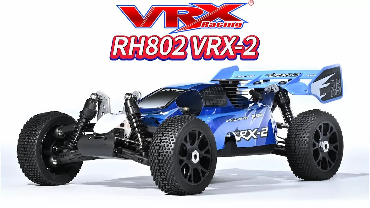 VRX-2 (RH802) Nitro Buggy Unboxing: Um mergulho profundo no poder bruto da escala 1/8 Nitro Racing