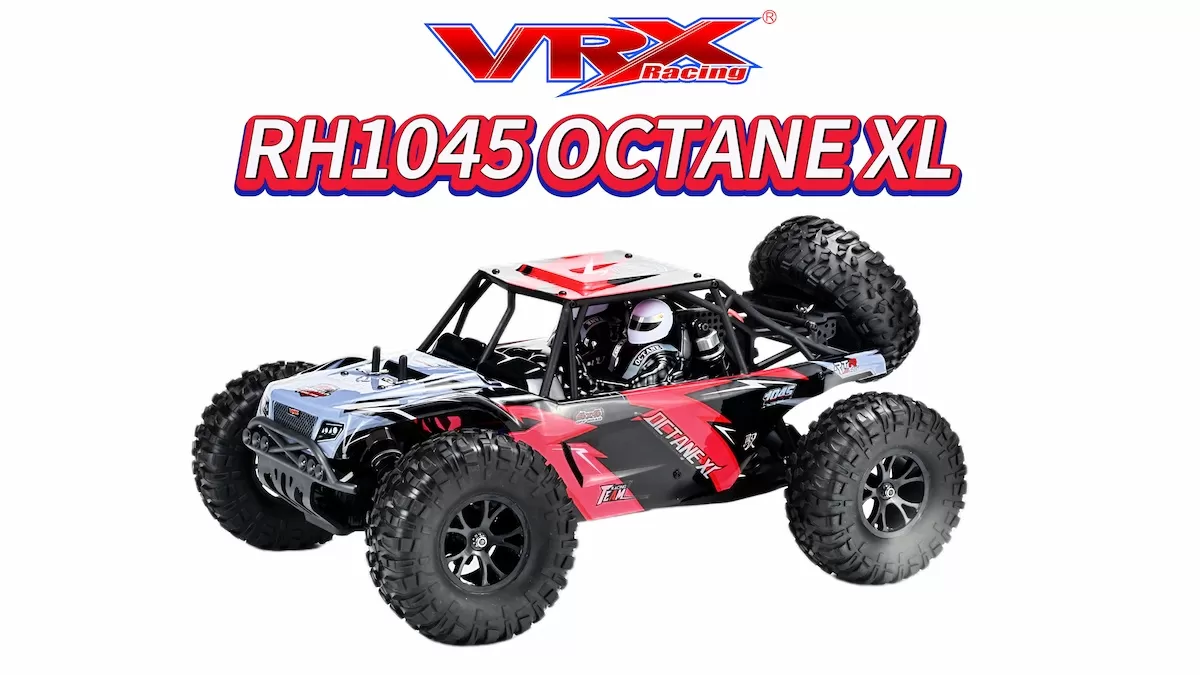 VRX Octane XL RH1045 Unboxing: Um mergulho profundo no caminhão do deserto sem escova de alta velocidade da VRX Racing