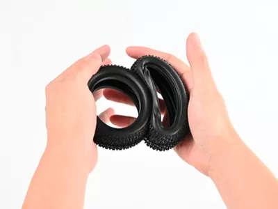 VRX Racing Upgrades 1/10 RC Racing Buggy Pneus para aderência de pista imbatível