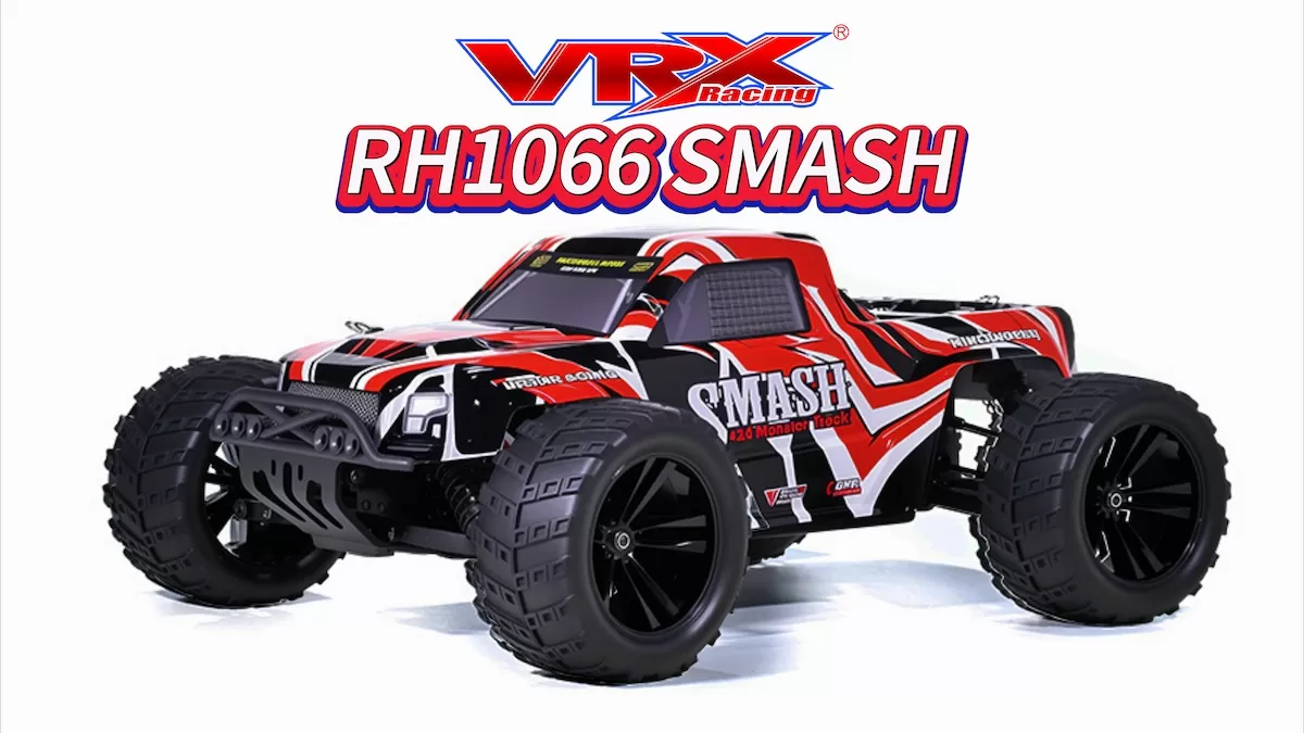 VRX SMASH RH1066 Unboxing: Um mergulho profundo no Monster Truck de alta velocidade e sem escova da VRX Racing